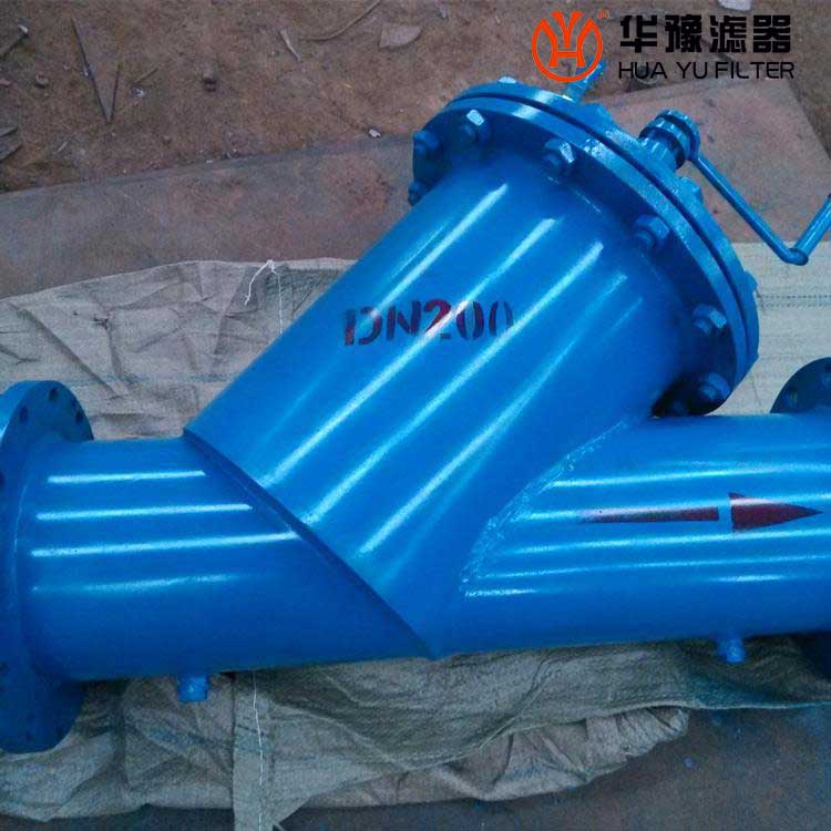 Y型手摇刷式过滤器 全自动刮刀式 不锈钢管道除污器