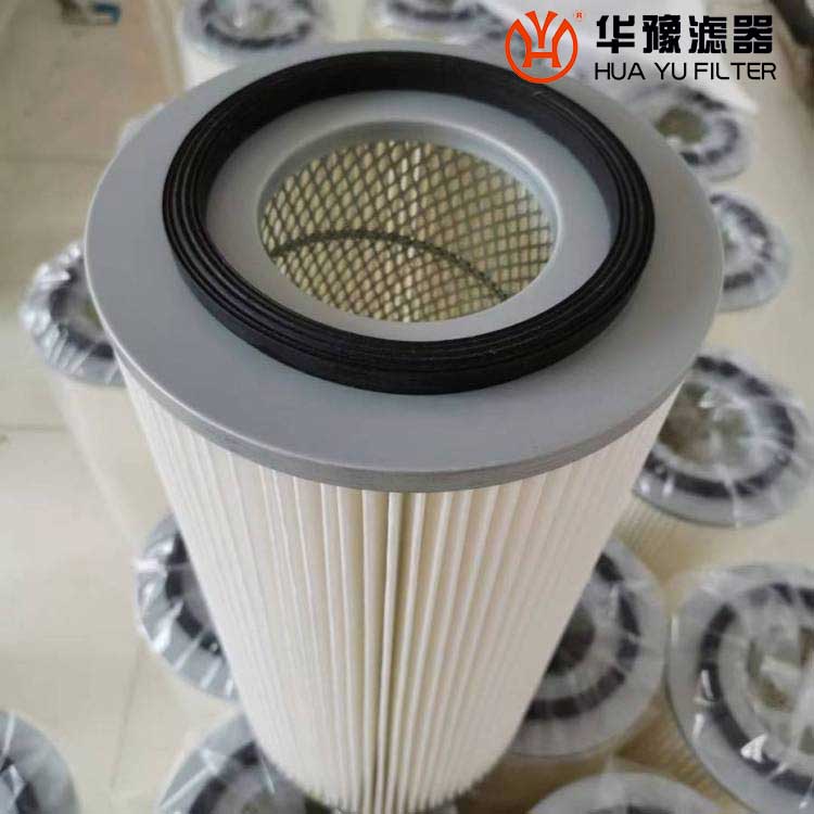 头号玩家娱乐平台LKKX-170钢厂除尘滤筒 聚酯纤维滤布