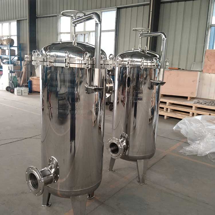 头号玩家娱乐平台生产供应DN125袋式过滤器 5袋 不锈钢壳体