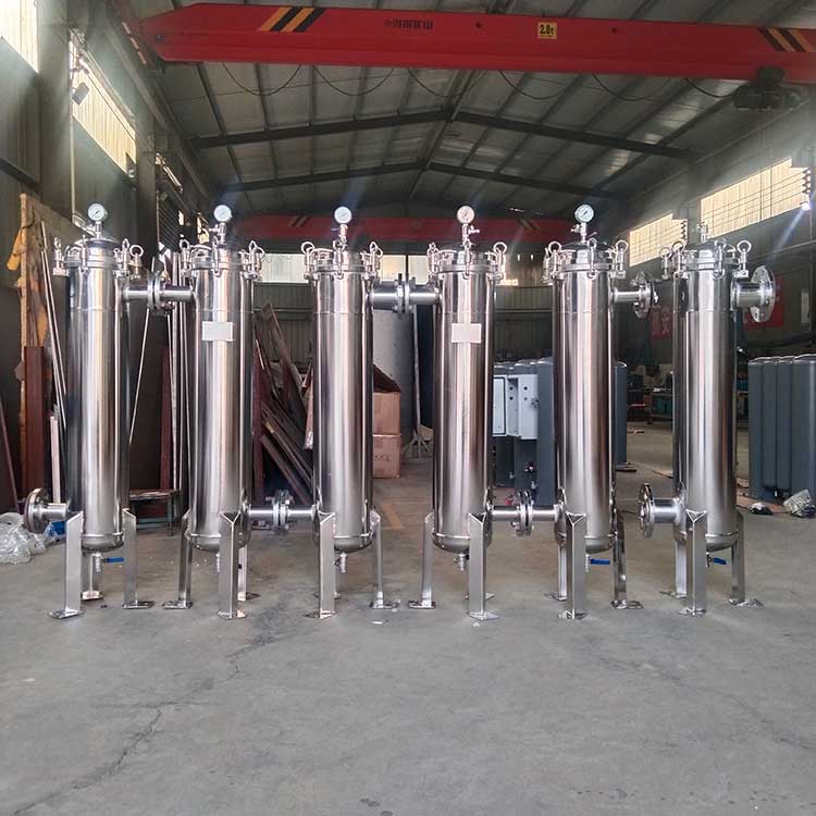 头号玩家娱乐平台生产供应多袋式过滤器 不锈钢材质 DN50&DN80